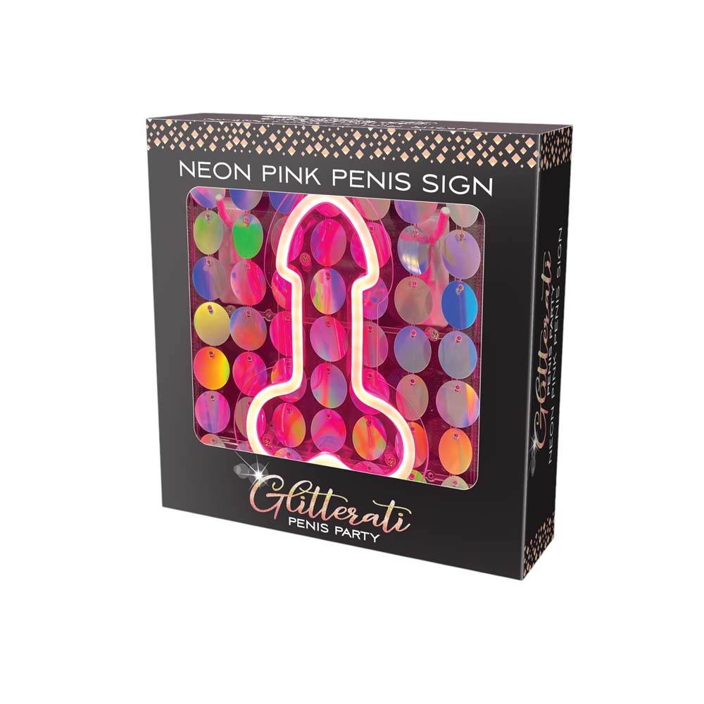 Glitterati Neon Penis Light up Sign