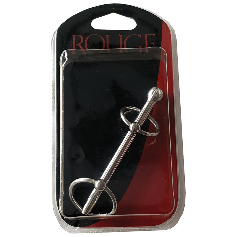 Stainless Steel Hollow Double Ring Urethral Probe