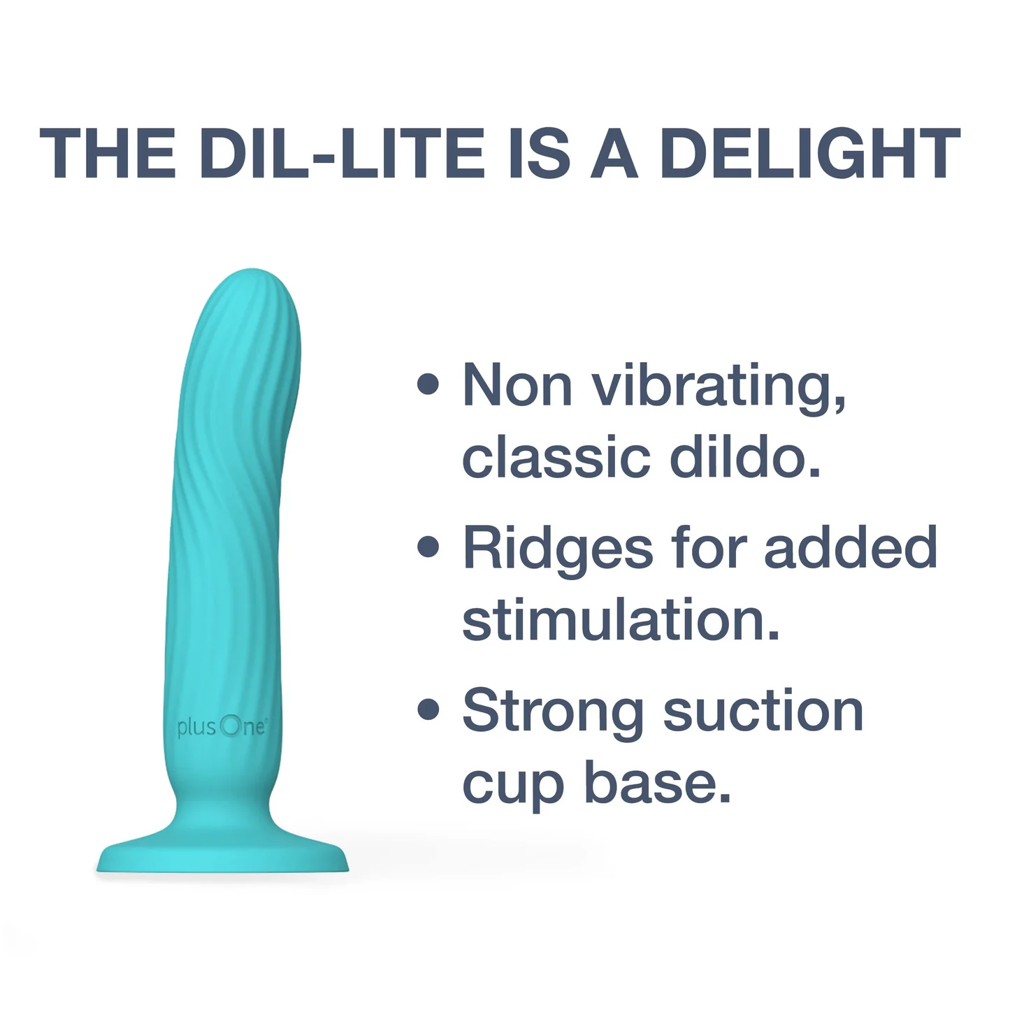 plusOne® dil-lite Non-Vibrating Dildo