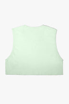 Unisex Medium - Mini Crop Top Sheer - Mint