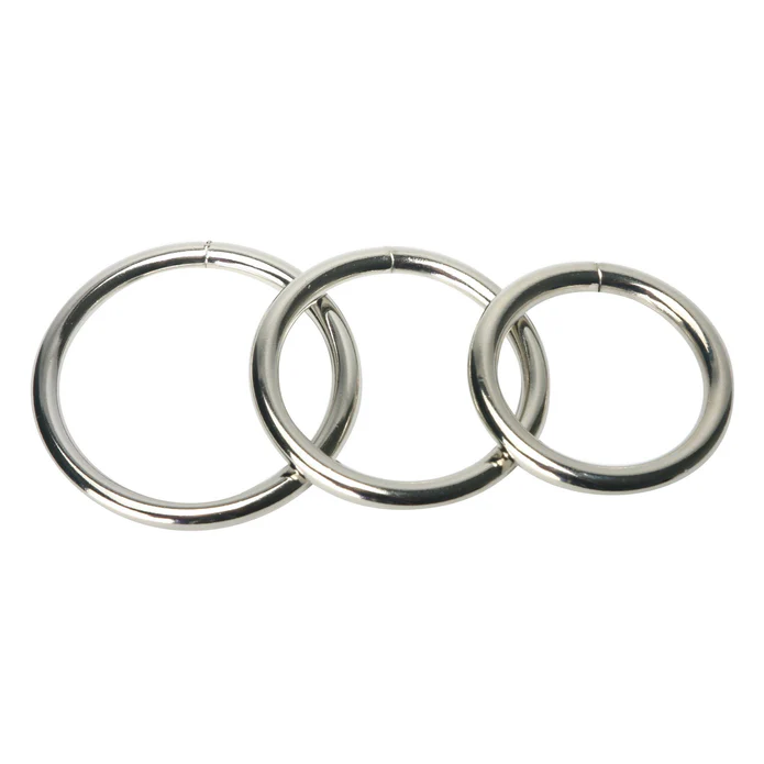 MS Trine Steel Ring Set