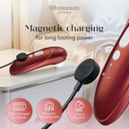 Womanizer Pro Clitoral Stimulator - Bordeaux Red.