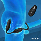 Hyper Thrusting and Vibrating Anal Plug with C-Ring