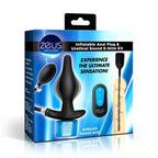 Inflatable Anal Plug & Urethral Sound E-Stim Kit w/remote