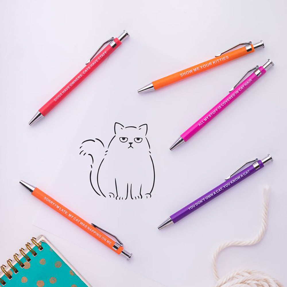 Cat People Pens - 5 pack