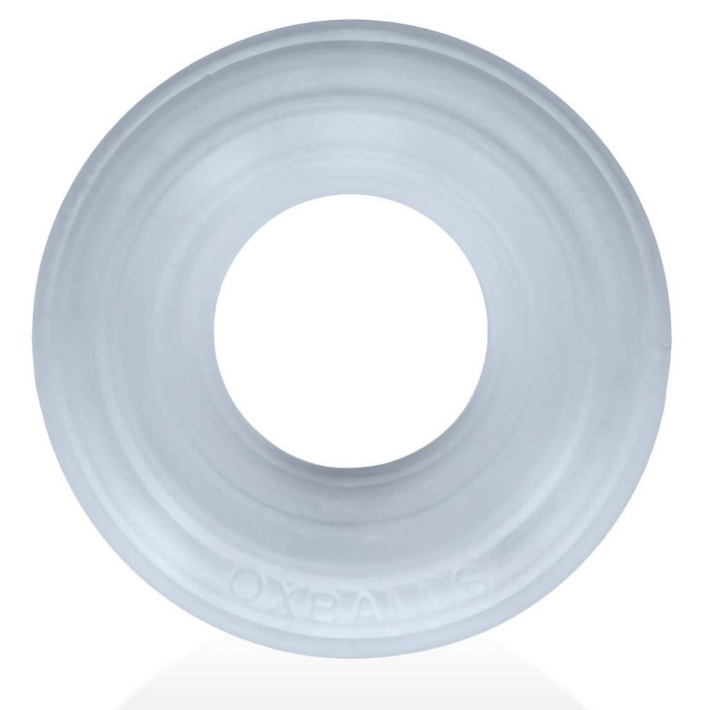 ROTO grooved gripper-ribbed cockring CLEAR STEAM