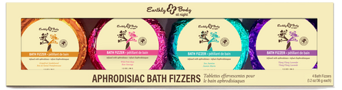 Earthly Body at Night Bath Fizzer Aphrodisiac Collection Set  4pc