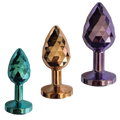 Dragon Pearls – Progressive Metal Anal Plug Set (Small • Medium • Large)