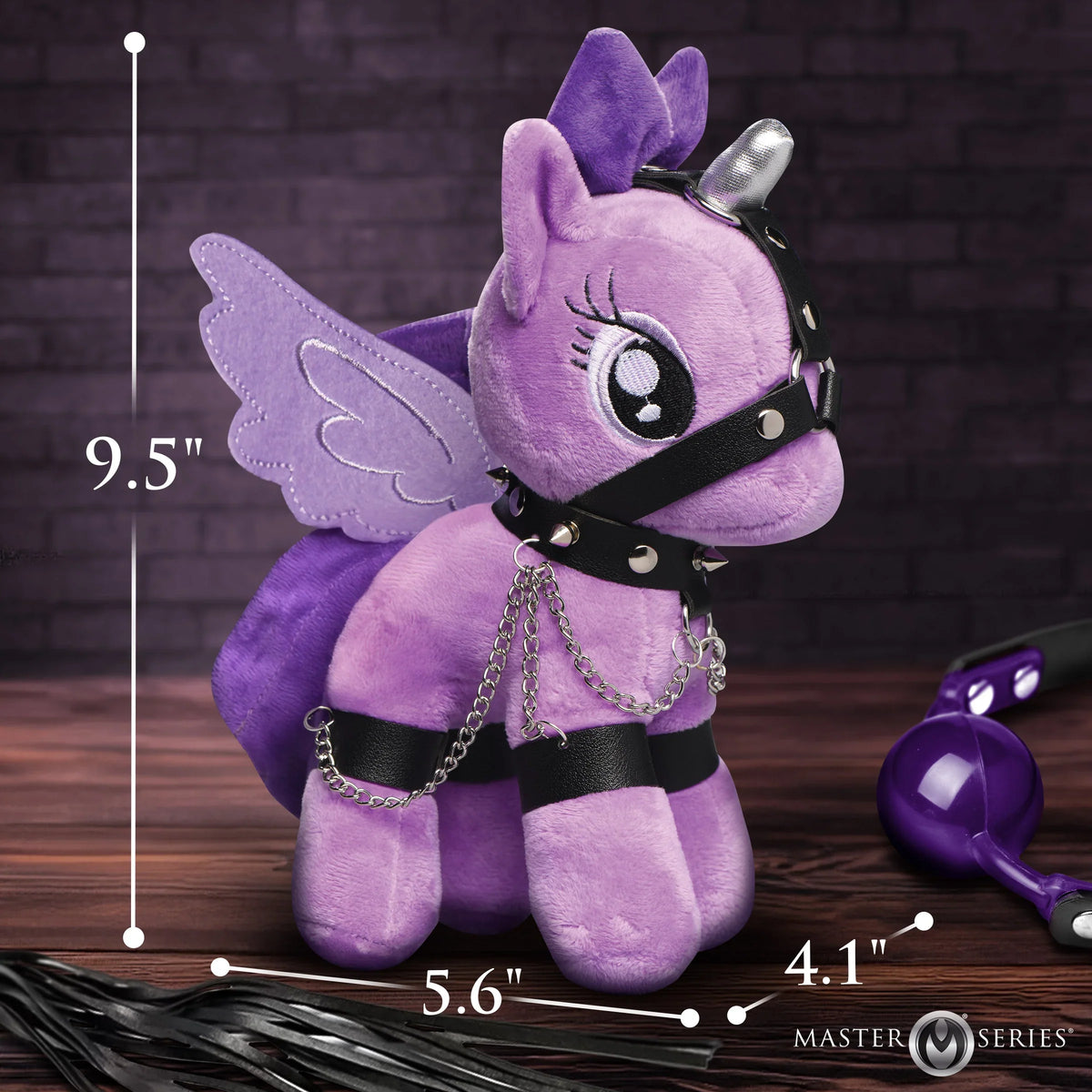 Raven Plum Bondage Pony