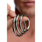 MS Trine Steel Ring Set