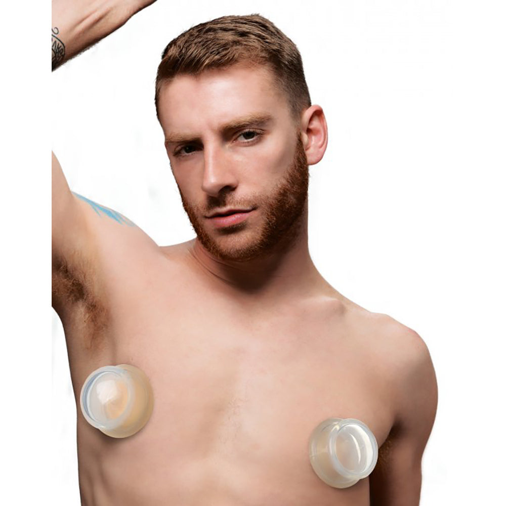 Clear Plunger Silicone Nipple Suckers Large