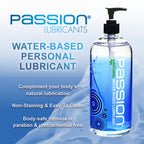 Passion Natural Water-Based Lube - 34oz