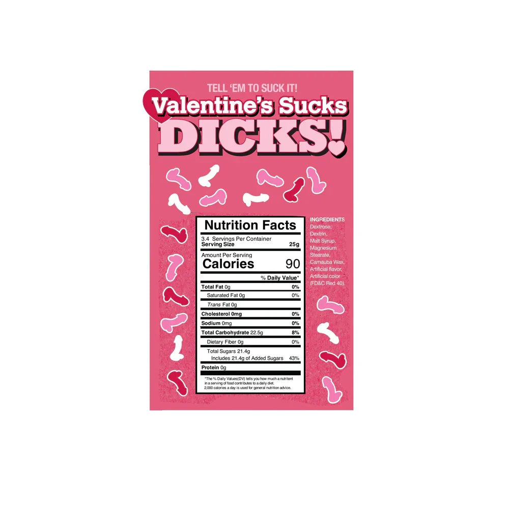 Valentines Sucks Dicks Candy 3oz bag