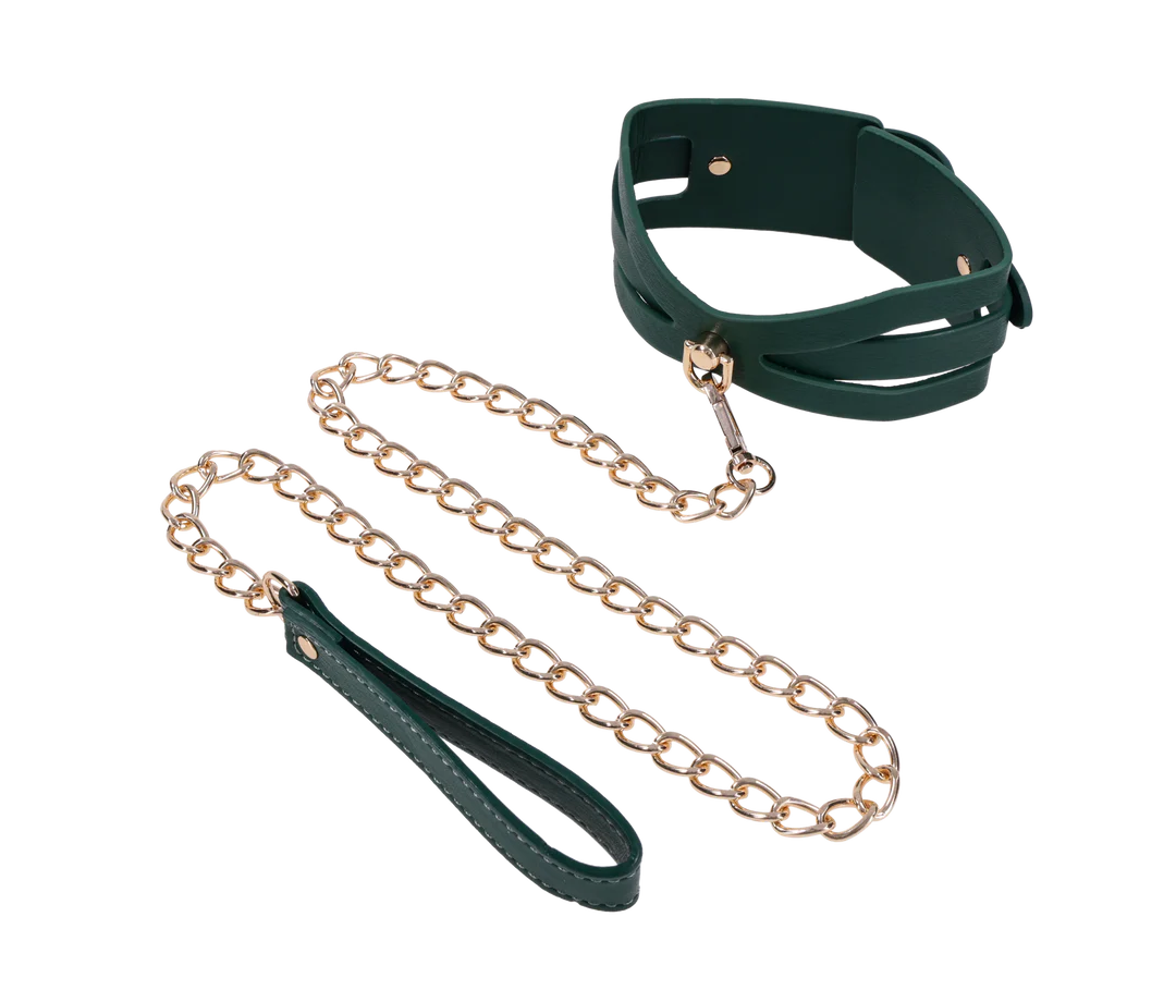 Indica Cutout Collar and Leash