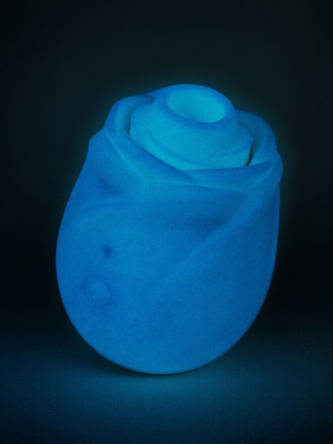 ROMP Rose Glow Clitoral Stimulator (Glow-in-the-Dark Silicone)