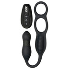 Hyper Thrusting and Vibrating Anal Plug with C-Ring