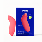 Dame Aer Air Pulsing Suction Toy - Coral