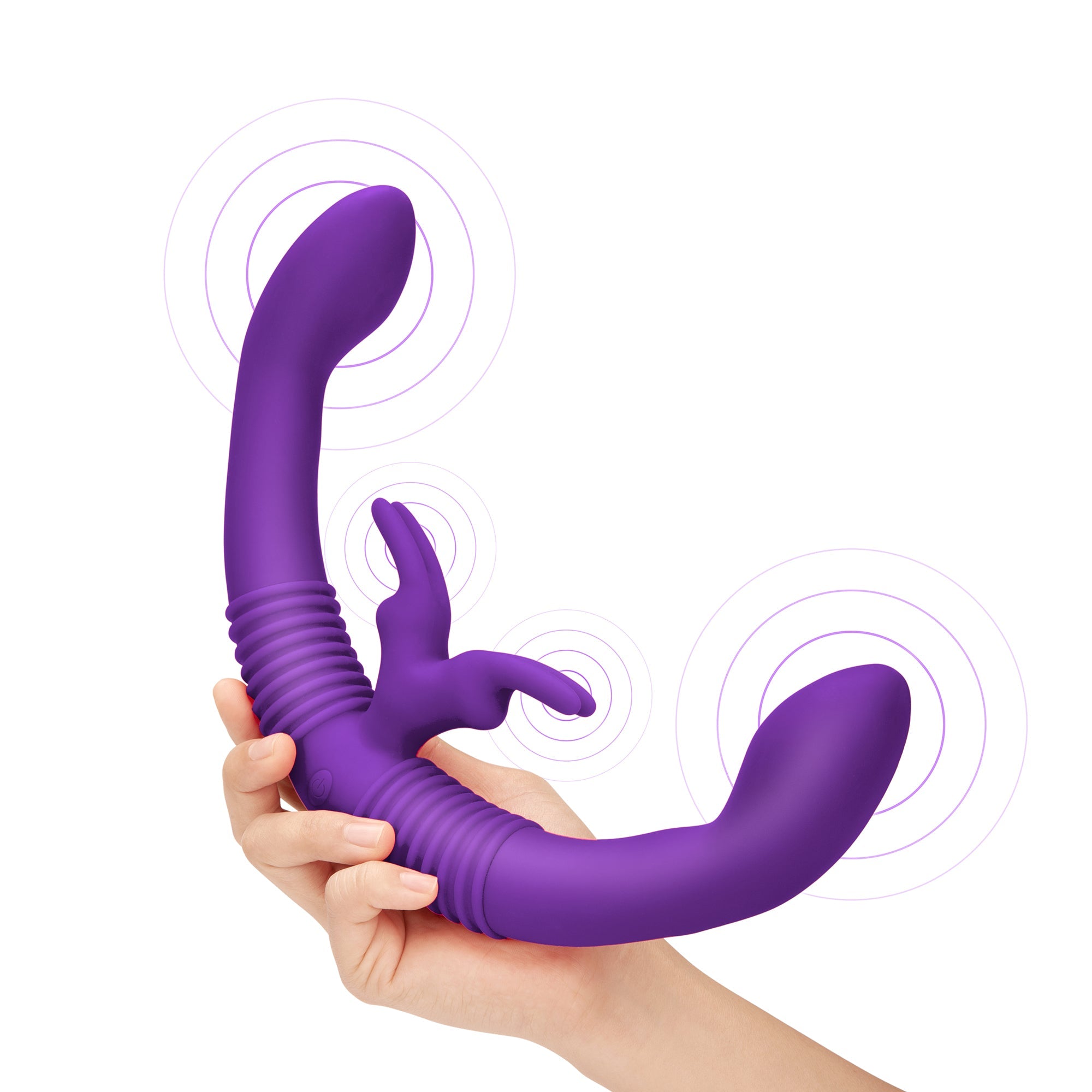 Together Couple's Dual Rabbit Vibrator with Remote Control