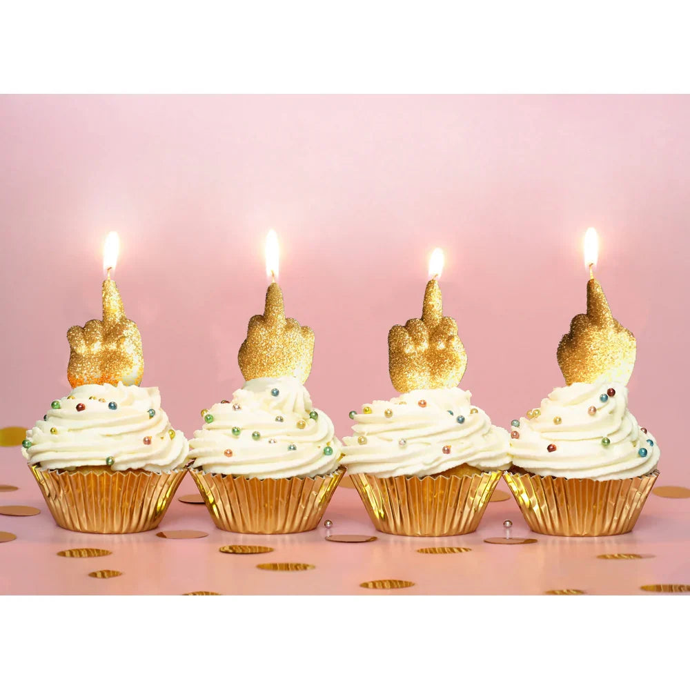 Happy Fucking Birthday Candle 4pc Set