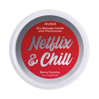 MOOD CANDLES Netflix & Chill - Pheromone Massage Candle Berry Yummy 4oz | 113g
