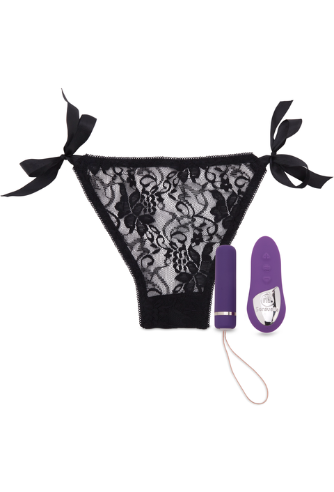 PLEASURE PANTY - PURPLE WITH REMOTE CONTROL