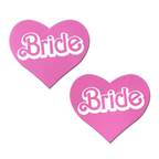 'Bride' Doll Pasties Pink Iconic Heart