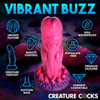 Xenox Vibrating Silicone Dildo With R/C